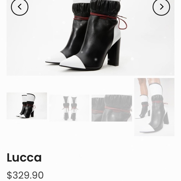 Price Reduced! Fabulous fashion forward Vinci Lucca boot! New, in the box. Sze 8 - Picture 3 of 3